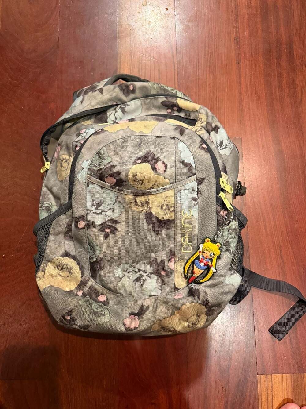 Dakine Campus Backpack Floral Gray Yellow